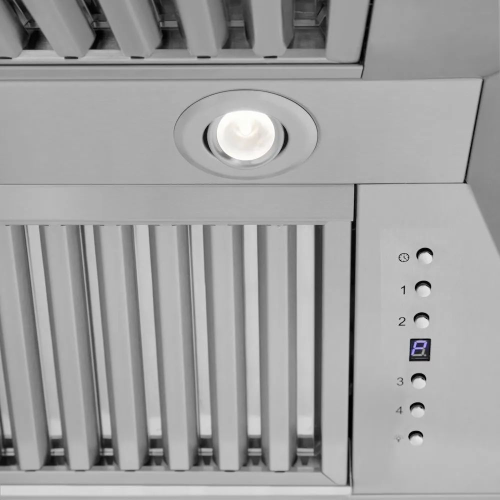 ZLINE Professional Convertible Vent Wall Mount Range Hood in Stainless Steel (597)