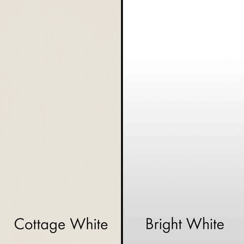ZLINE Wooden Wall Mount Range Hood in Smooth Bright White Finish with Size Options (KBWW)