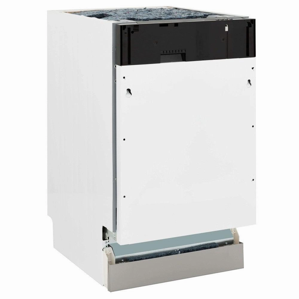 ZLINE 18 in. Tallac Series 3rd Rack Top Control Built-In Dishwasher in Custom Panel Ready with Stainless Steel Tub, 51dBa (DWV-18)