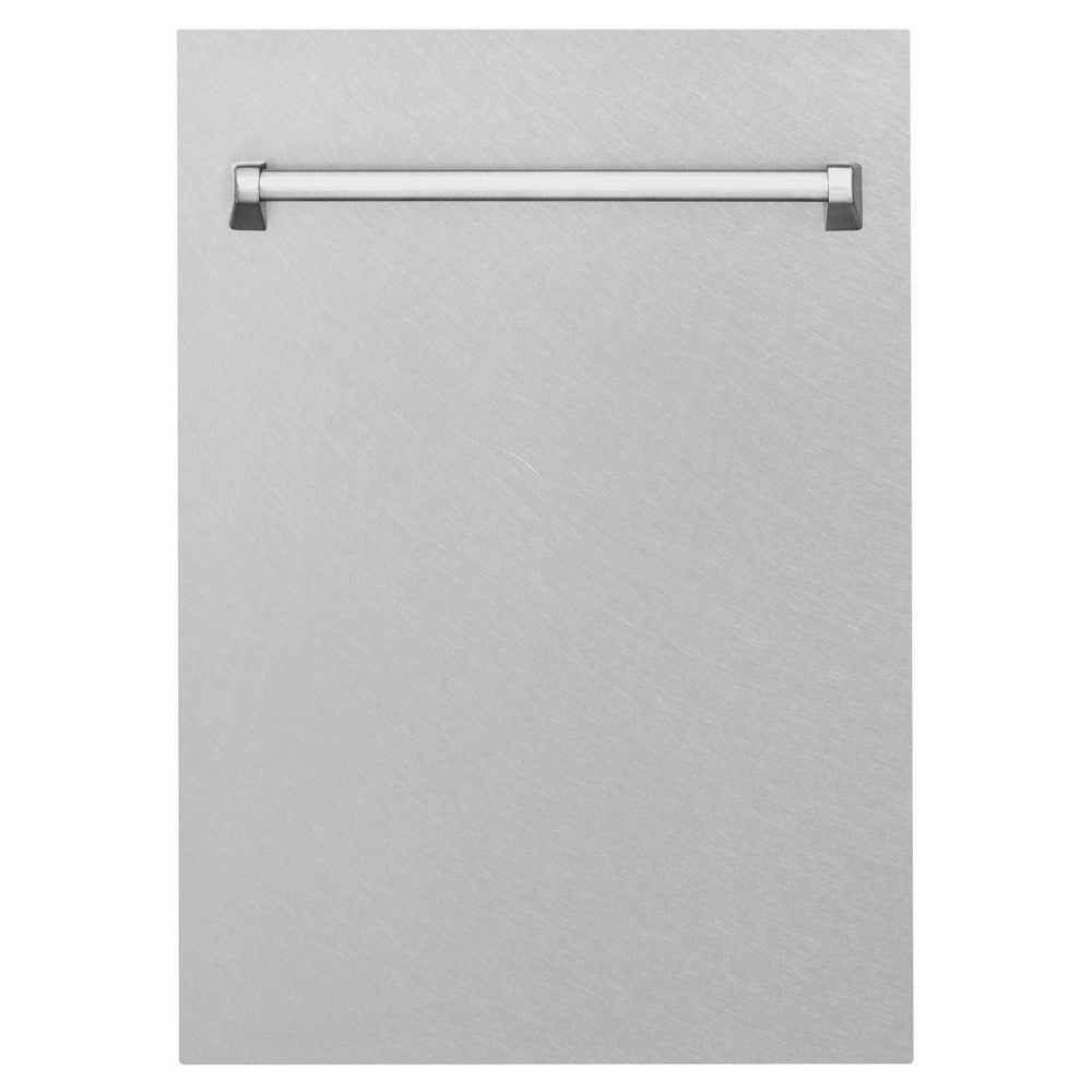 ZLINE 18 in. Tallac Series 3rd Rack Top Control Dishwasher with Satin Stainless Steel Panel and Stainless Steel Tub, 51dBa (DWV-SN-18)