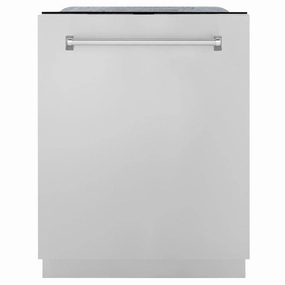 ZLINE 24 in. Monument Series 3rd Rack Top Touch Control Dishwasher with Stainless Steel Panel, 45dBa (DWMT-304-24)